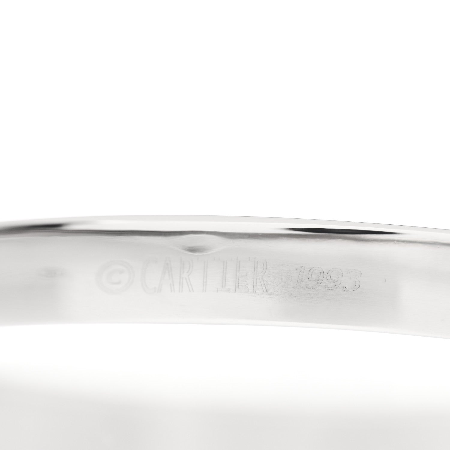 Cartier 18K White Gold LOVE Bracelet 16 4 of 5