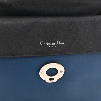Christian Dior Bullcalf Medium Be Dior Flap Mineral Blue 6 of 20