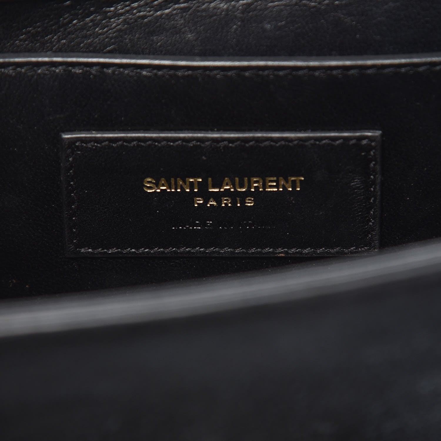 Saint Laurent Suede Small Classic Monogram Kate Tassel Satchel Black 7 of 12