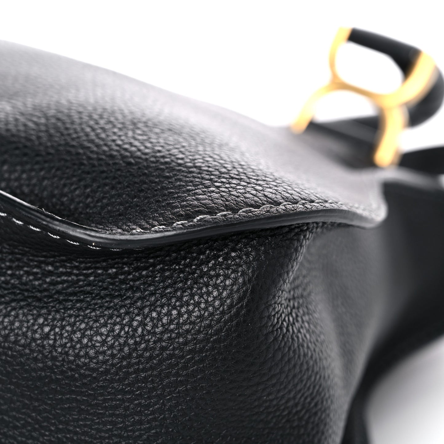 Calfskin Medium Marcie Satchel Black