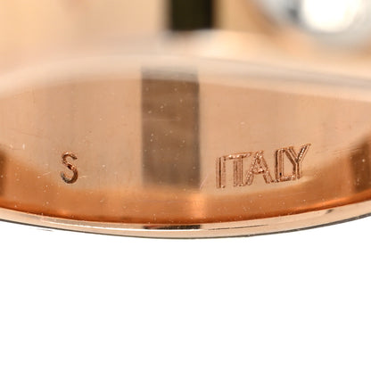 Louis Vuitton Brass Monogram Engraved Nanogram Ring S Pink Gold 5 of 9