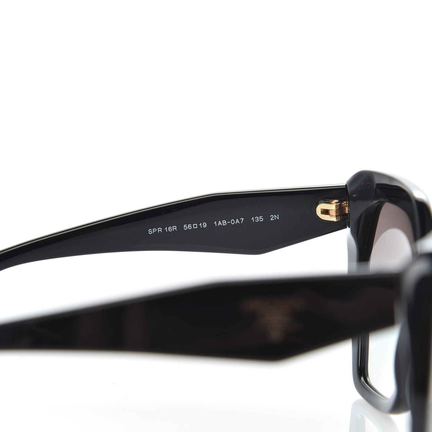 Prada Sunglasses SPR 16R Black 6 of 8