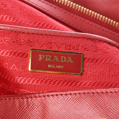 Prada Saffiano Lux Large Tote Fuoco 8 of 11