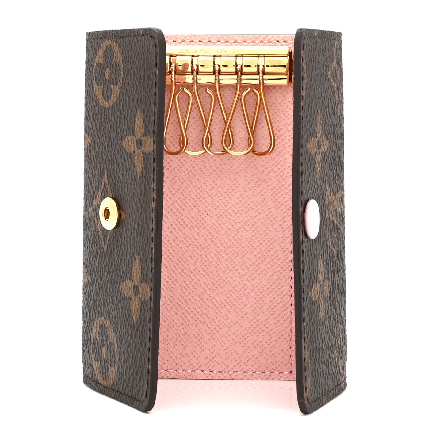 Monogram Multicles 6 Key Holder Rose Ballerine