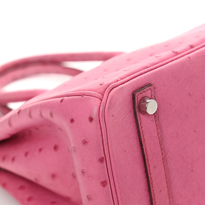 Hermes Ostrich Birkin 30 Fuchsia 11 of 14