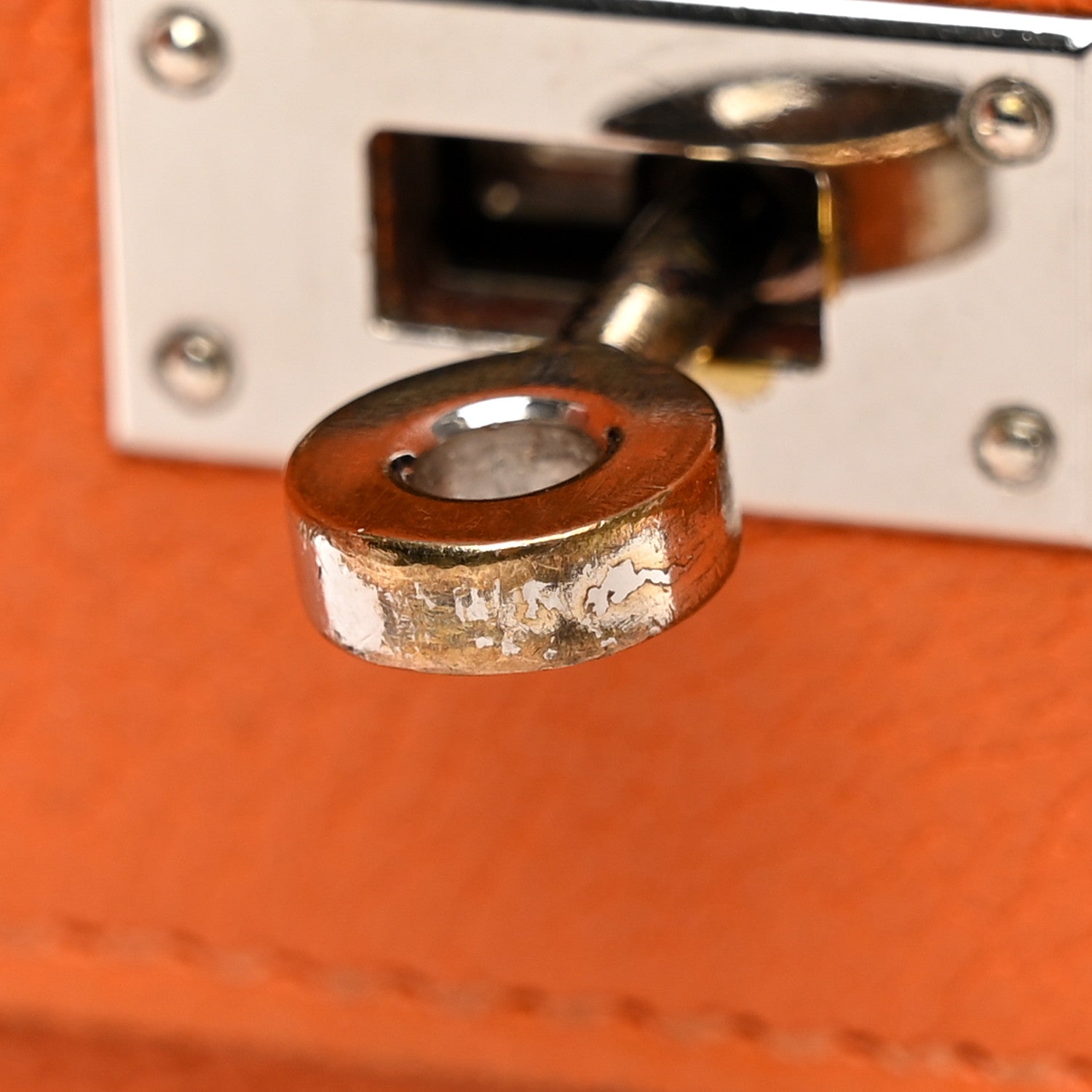 Hermes Chevre Mysore Kelly Longue Wallet Orange 16 of 22