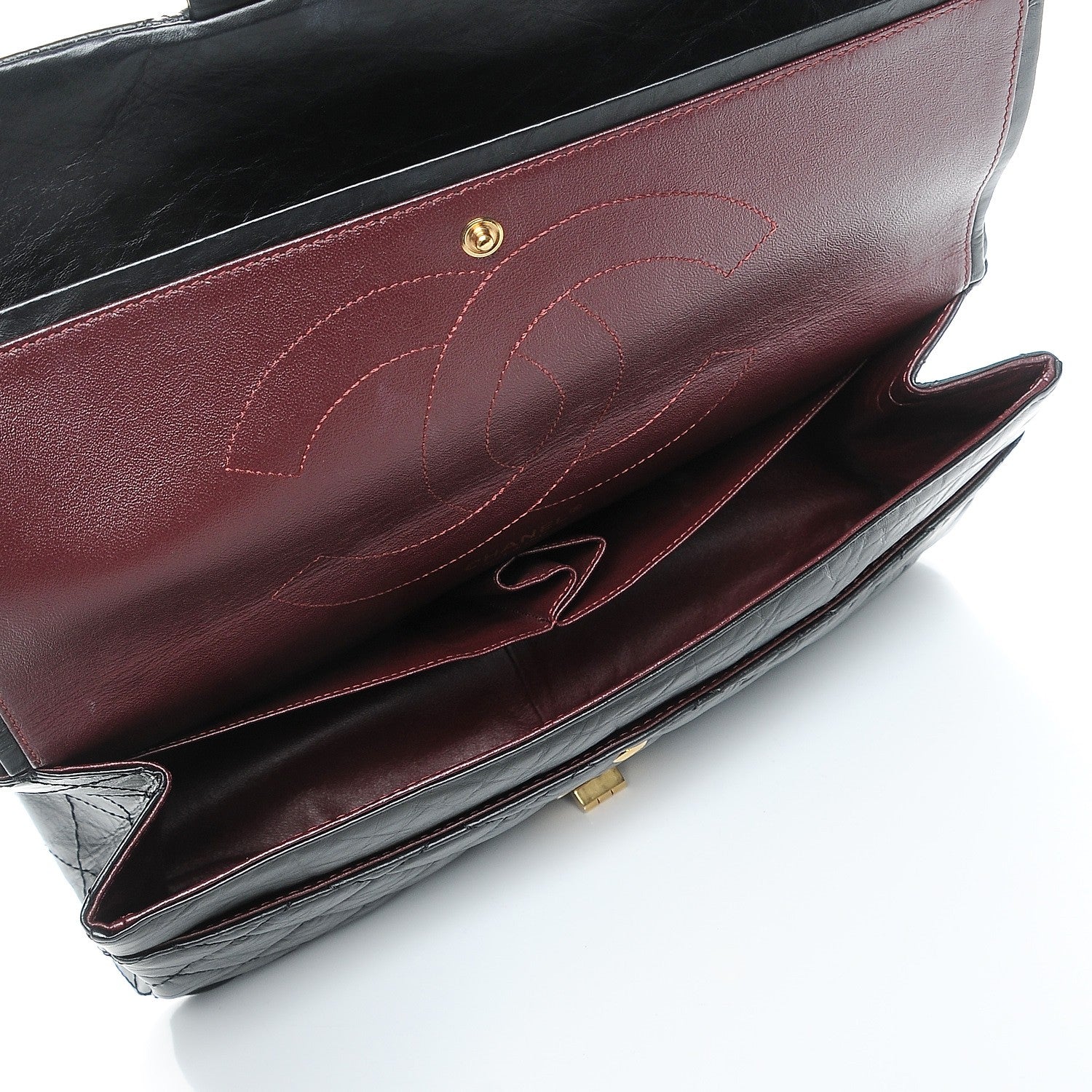 Chanel Aged Calfskin Quilted 2.55 Reissue 227 Flap Black 5 of 7