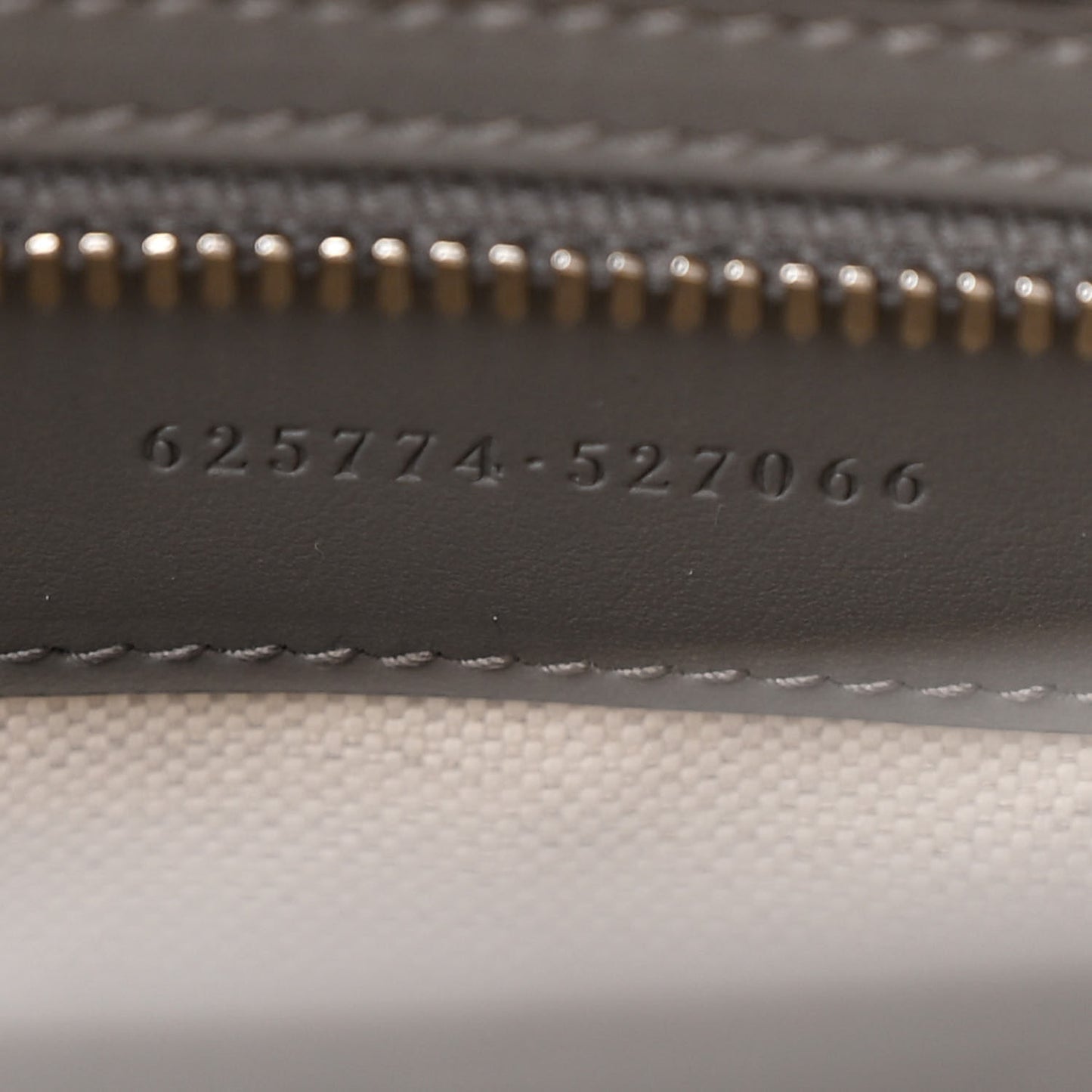 Calfskin GG Tennis Embossed Tote Bag Dusty Grey