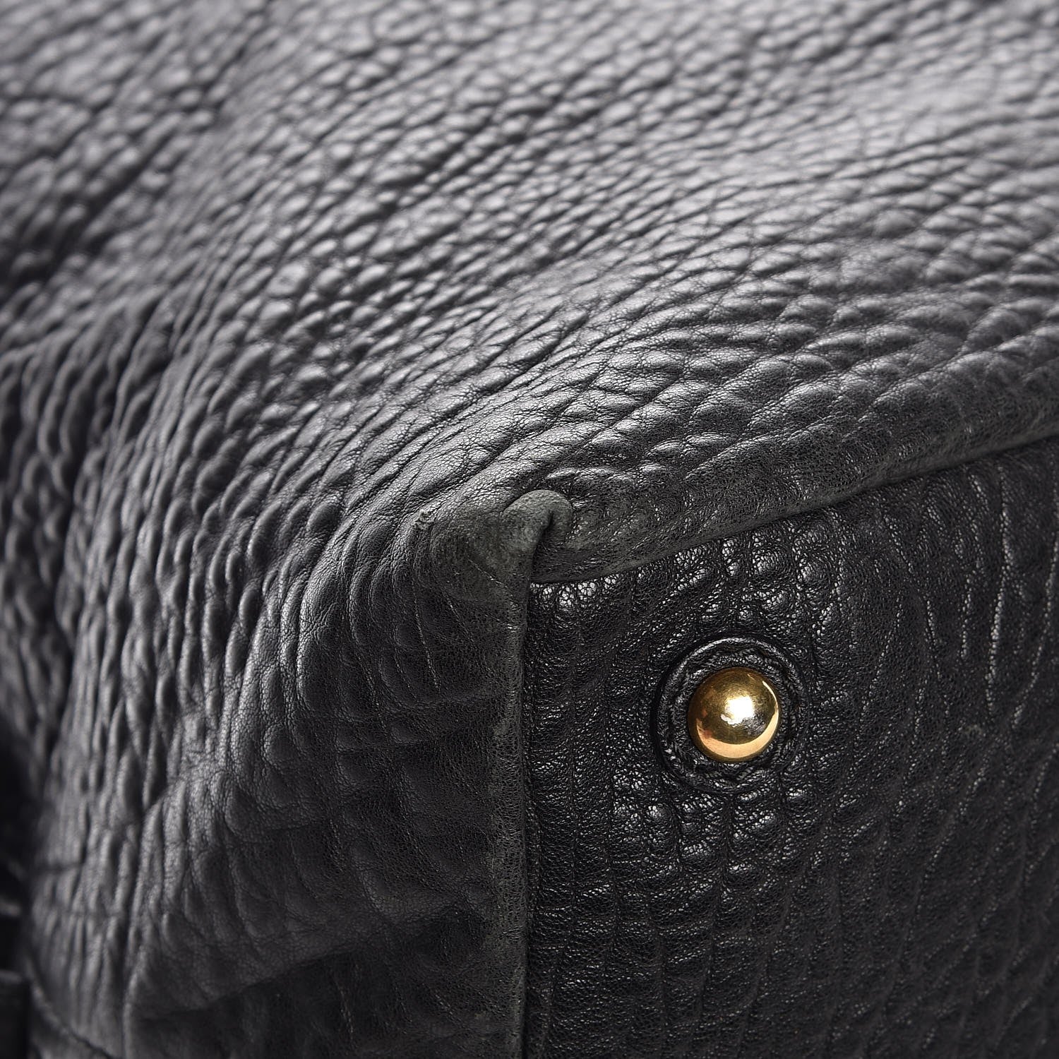 Saint Laurent Pebbled Lambskin Medium Easy Sac Black 10 of 16