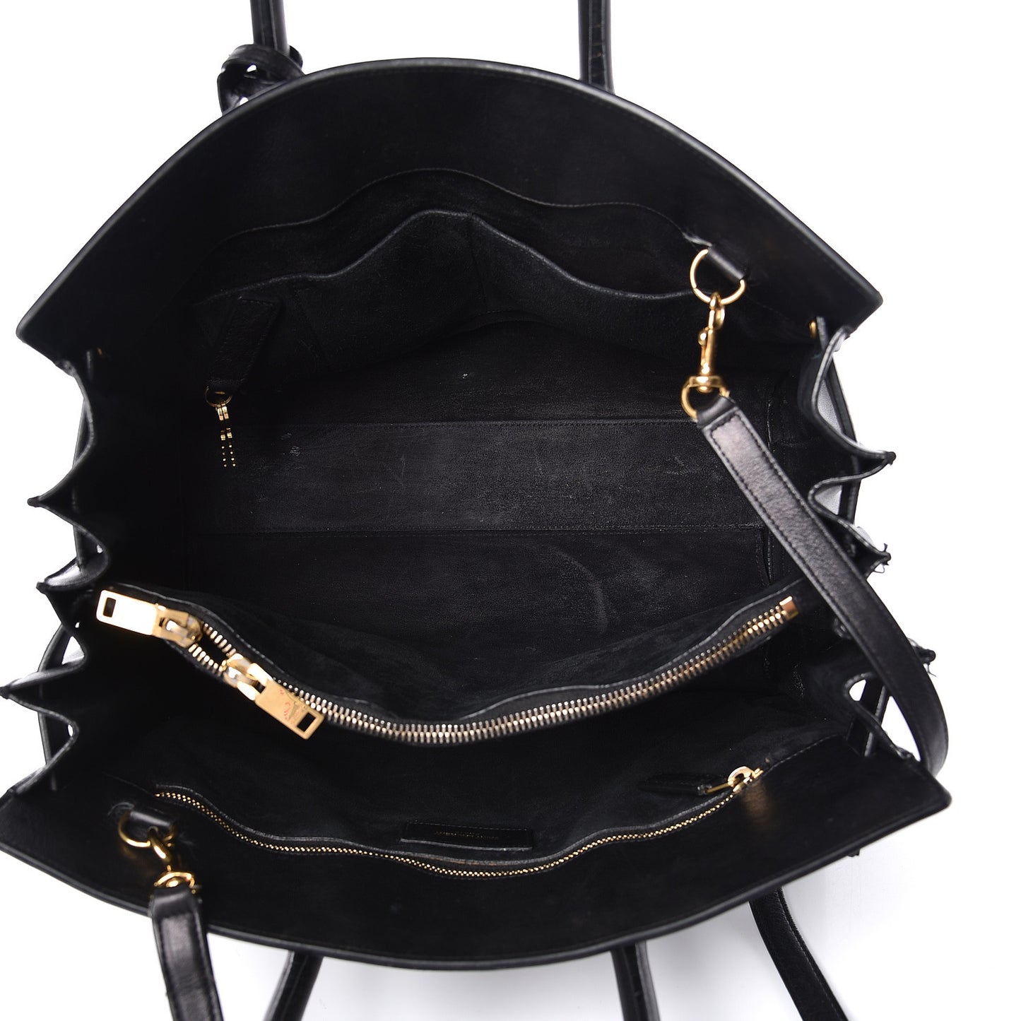 Calfskin Small Sac De Jour Black