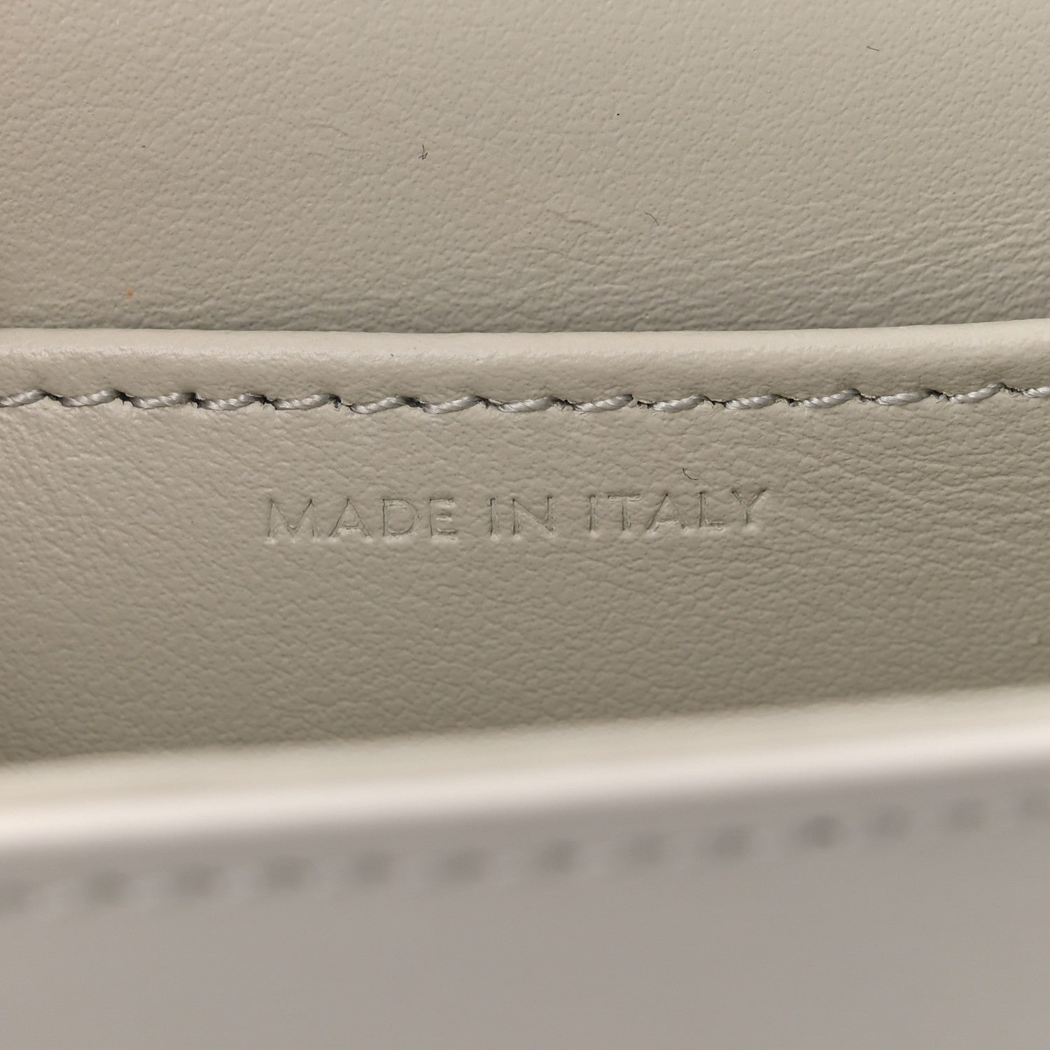 Celine Shiny Calfskin Mini Triomphe Chalk 6 of 10