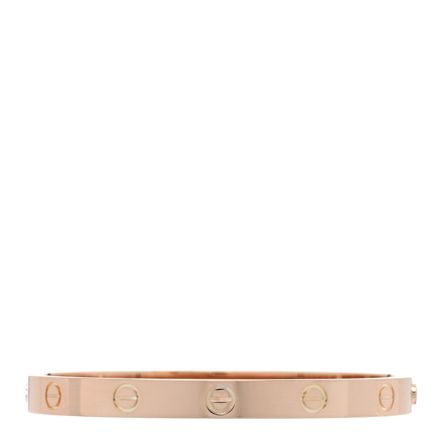 18K Pink Gold LOVE Bracelet 17