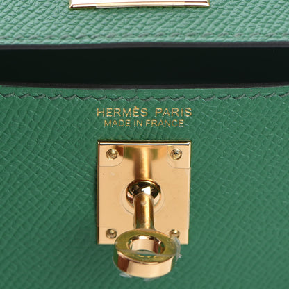 Hermes Epsom Mini Kelly Sellier 20 Cactus 11 of 30