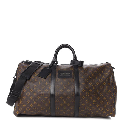 Louis Vuitton Monogram Waterproof Keepall Bandouliere 55 1 of 11
