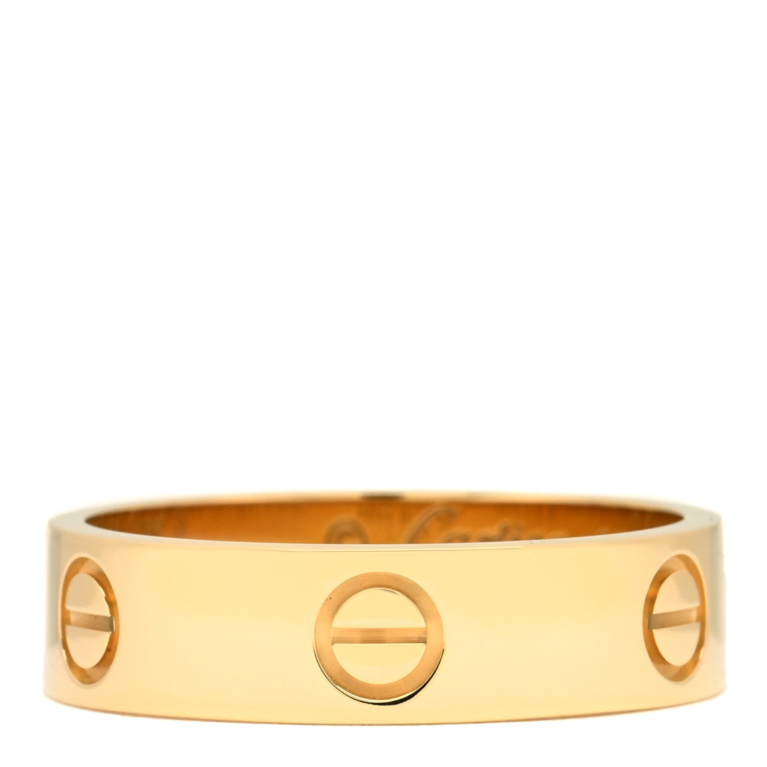 Cartier 18K Yellow Gold 5.5mm LOVE Ring 59 8.75 1 of 5