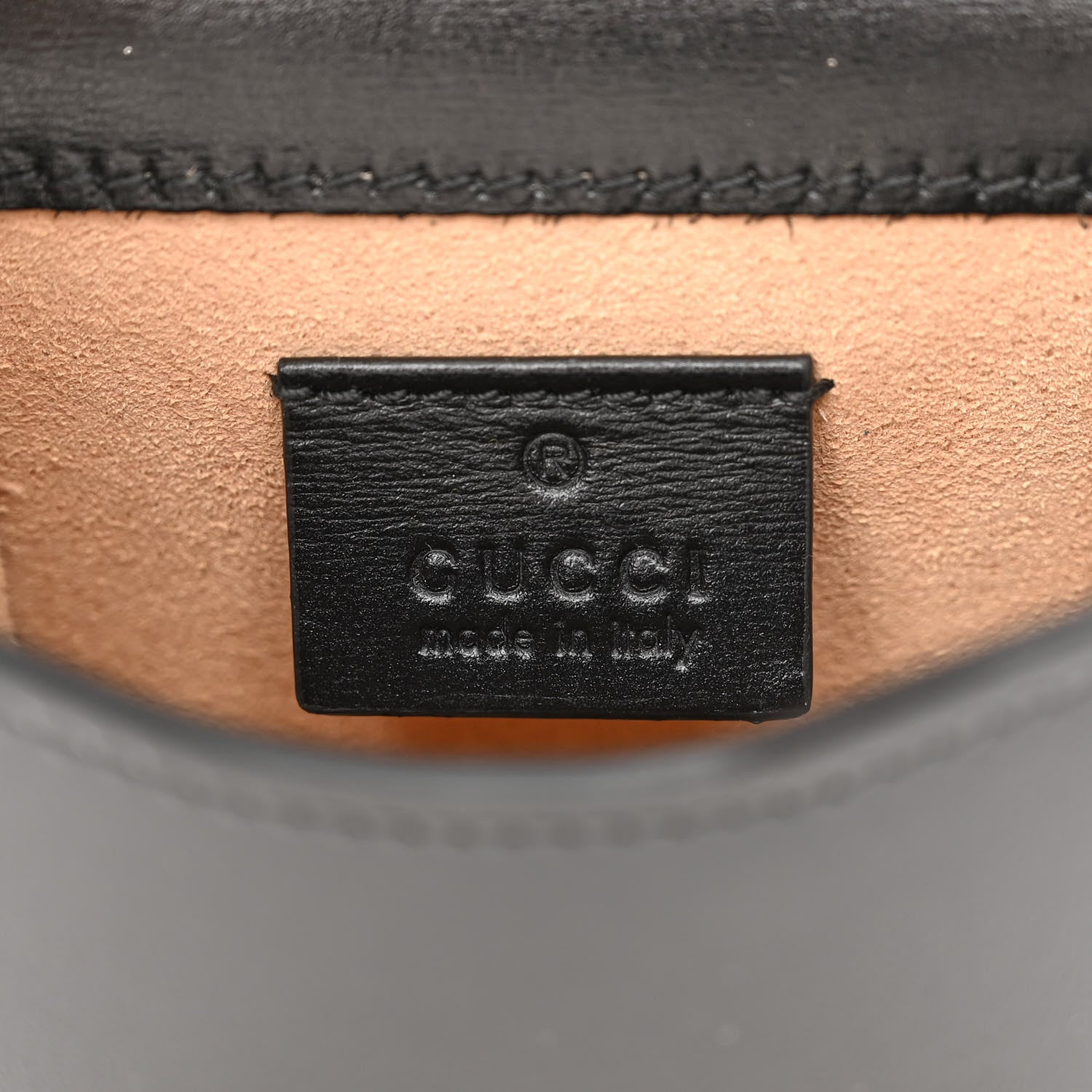 Gucci Boarded Plutone Calfskin Mini Horsebit 1955 Crossbody Bag Black 6 of 10