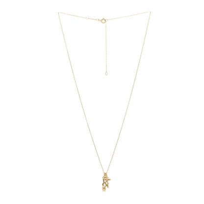 Tiffany 18K Yellow Gold Wine and Dine Pendant Necklace 2 of 3