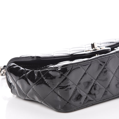 Chanel Patent Calfskin Quilted Mini Rectangular Flap Black 8 of 10