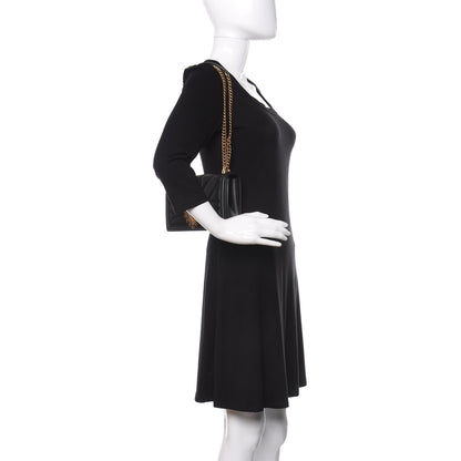 Dolce & Gabbana Calfskin Medium Devotion Crossbody Bag Black 2 of 9