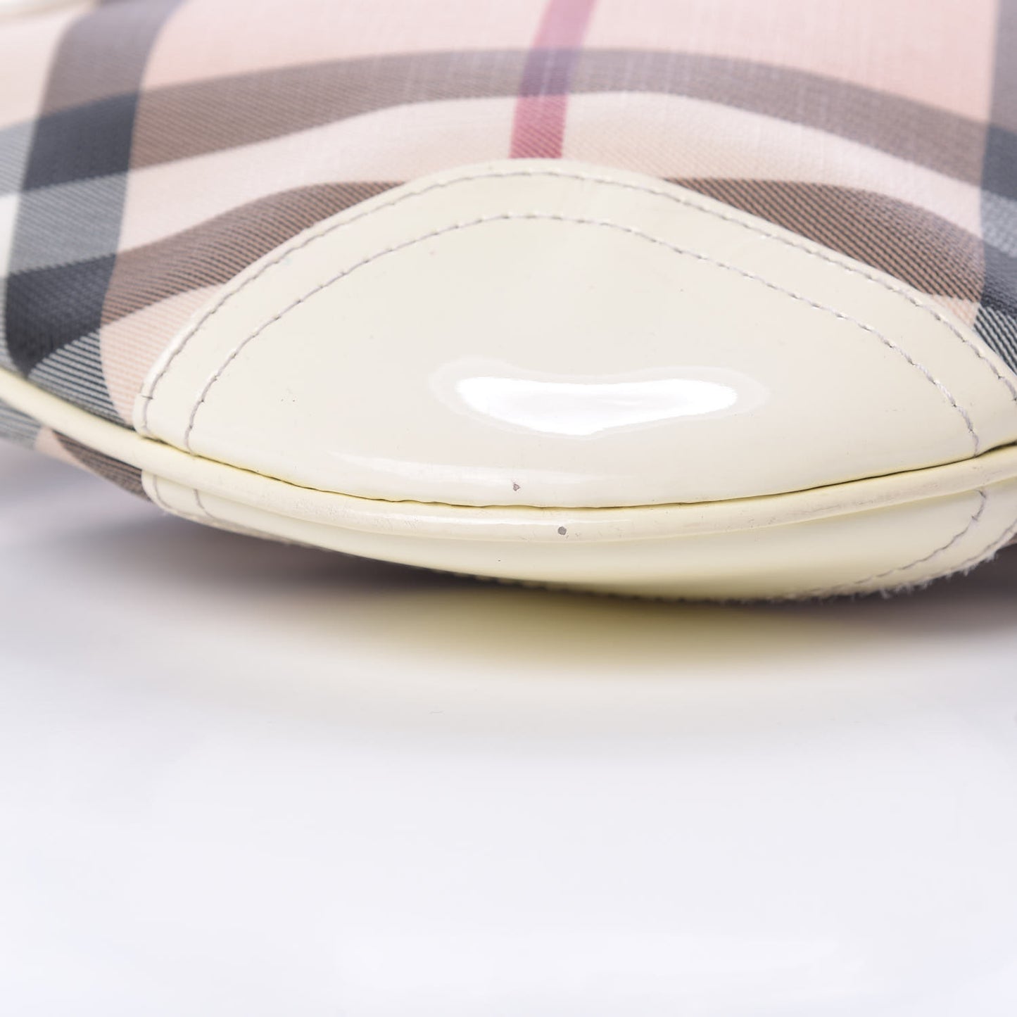 Nova Check Small Dryden Crossbody Bag White