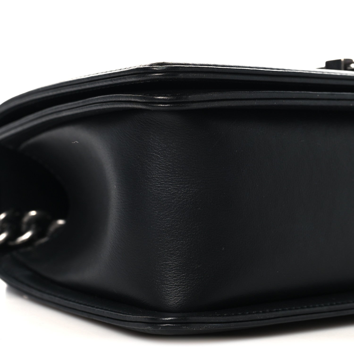 Chanel Lambskin Quilted Medium Boy Flap Black 9 of 10