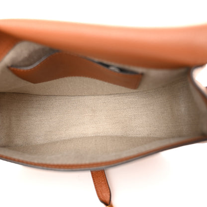 Chloe Grained Calfskin Medium Marcie Saddle Bag Tan 5 of 11