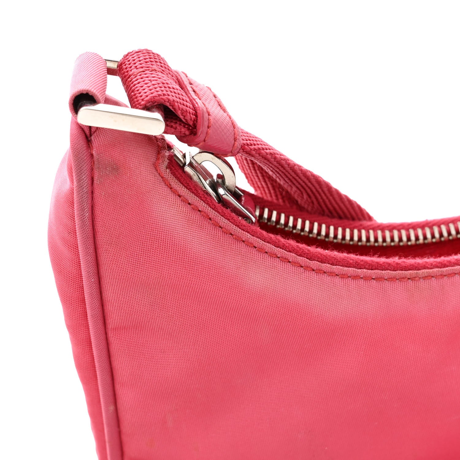 Prada Tessuto Nylon Sport Shoulder Bag Begonia 11 of 14