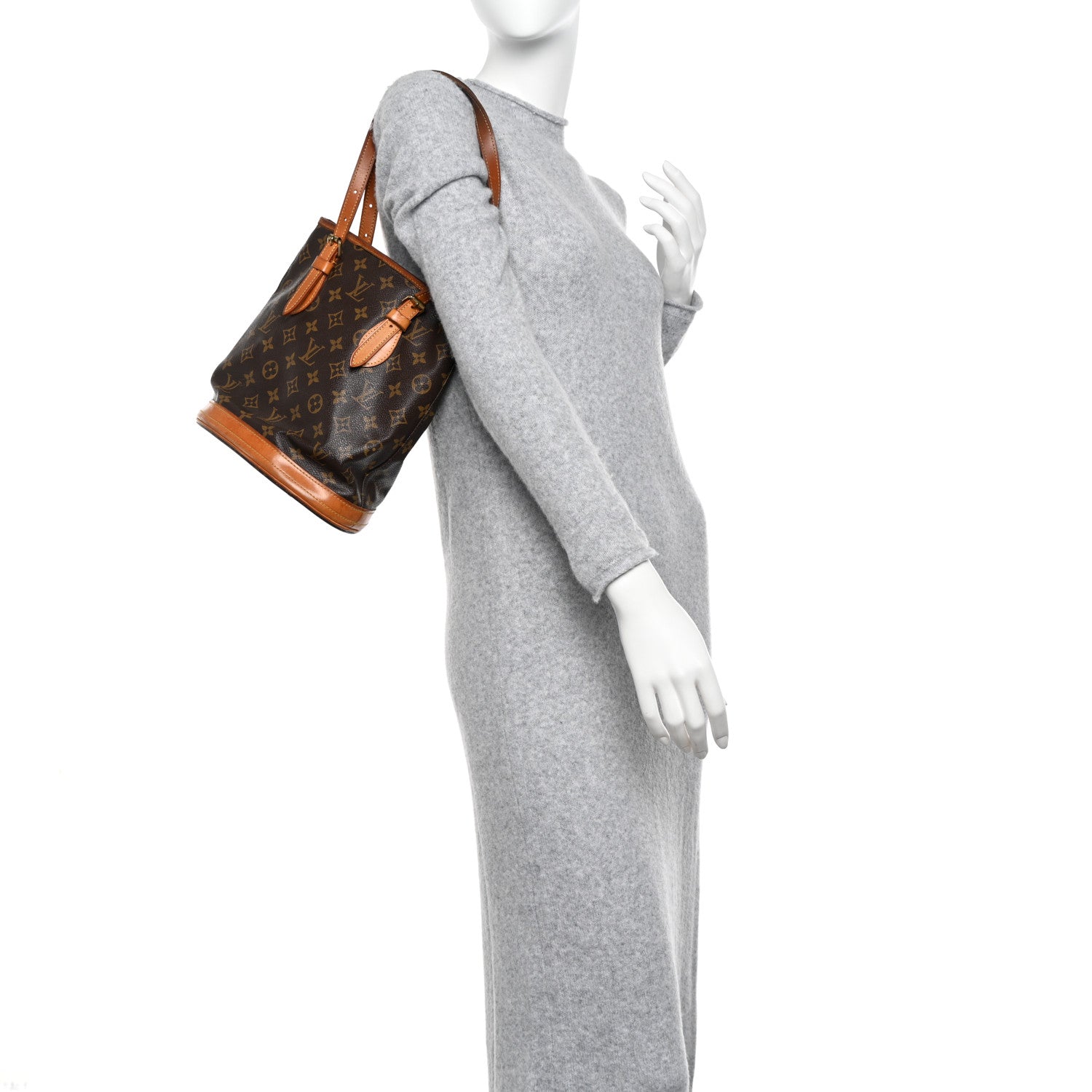 Louis Vuitton Monogram Petit Bucket 23 2 of 11