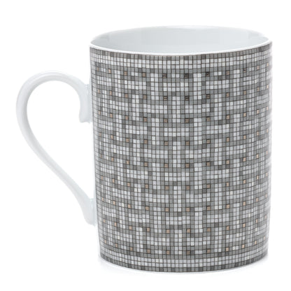 Hermes Porcelain Mosaique au 24 Mug Platinum 3 of 7