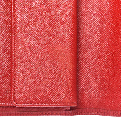 Louis Vuitton Epi Porte Tresor International Wallet Rouge 8 of 15