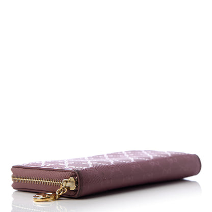 Gucci Imprime Monogram GG Pierce Zip Around Wallet Vintage Rose 4 of 11