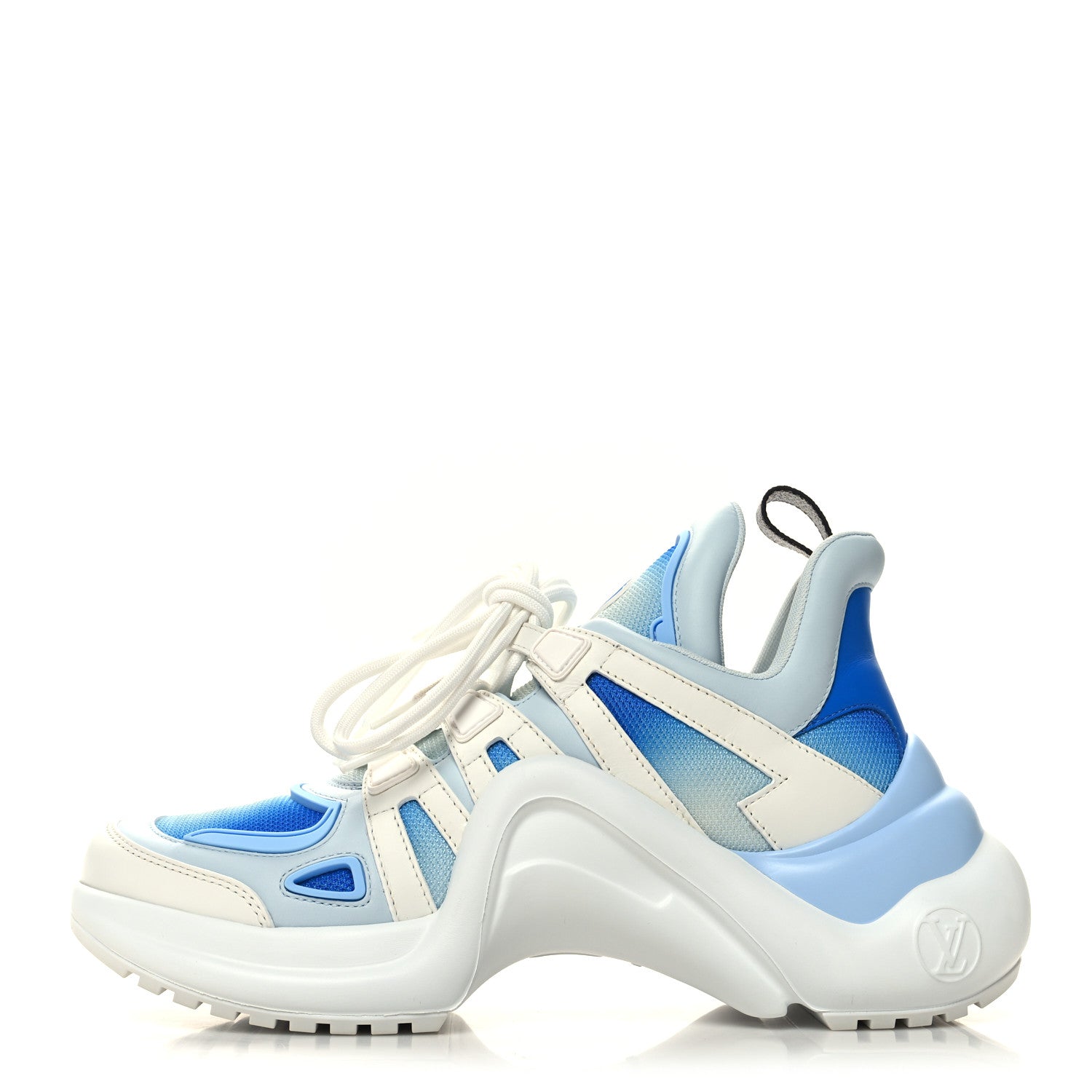 Louis Vuitton Calfskin LV Archlight Gradient Sneakers 38.5 Light Blue 1 of 8