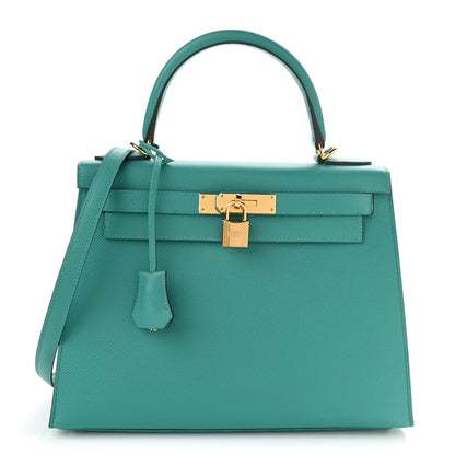Hermes Epsom Kelly Sellier 28 Vert Verone 1 of 11