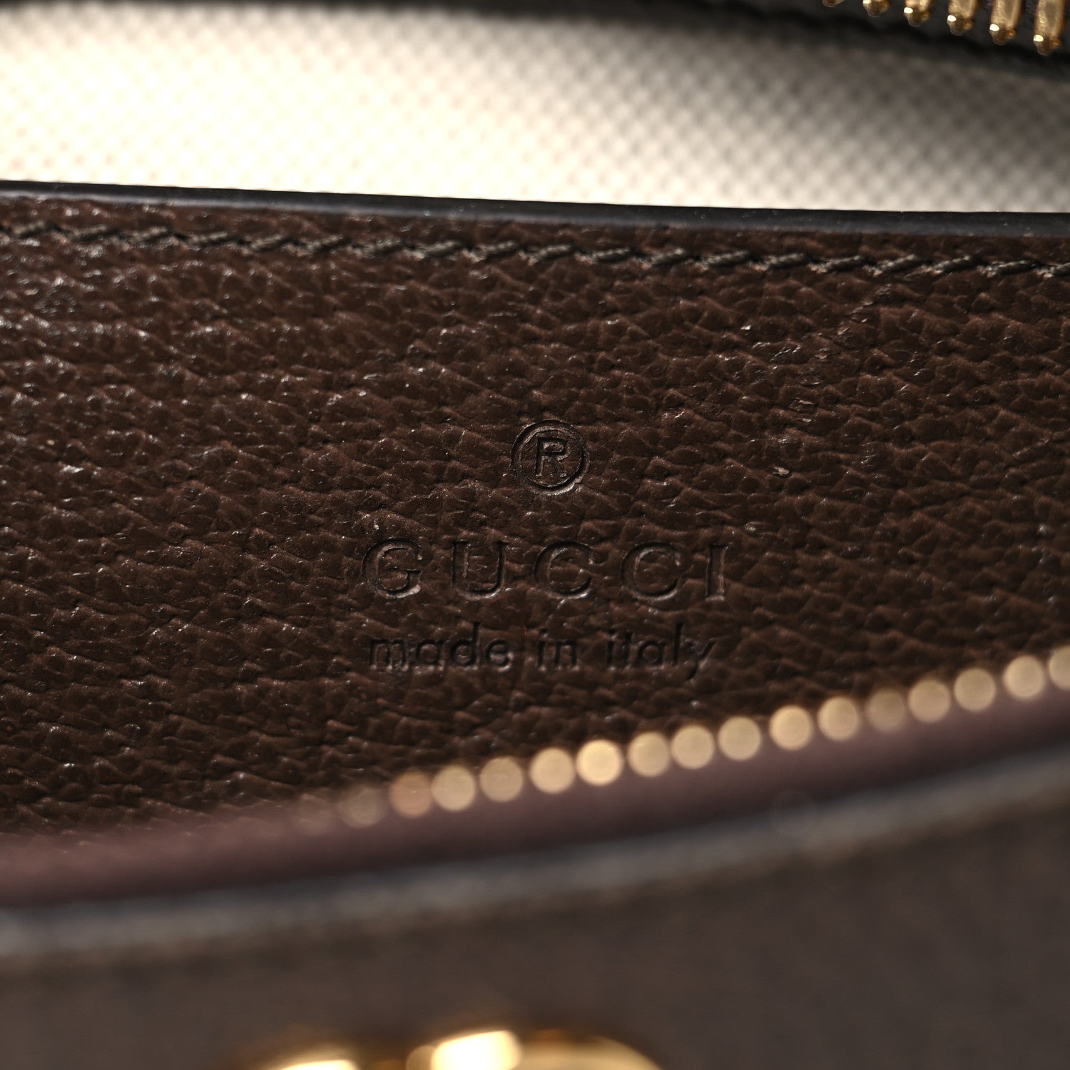 Gucci GG Supreme Monogram Textured Dollar Calfskin Web Small Ophidia GG Handbag Beige Ebony New Acero 6 of 11