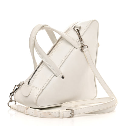 Balenciaga Calfskin S Triangle Duffle White 3 of 14