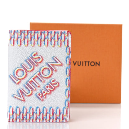 Louis Vuitton Damier Pocket Organizer Red White Blue Yellow 9 of 9