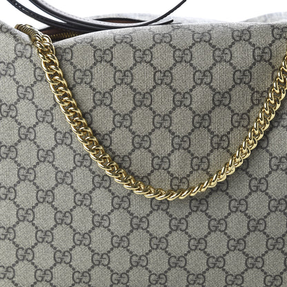 Gucci GG Supreme Monogram Large Linea A Hobo Light Brown 10 of 10