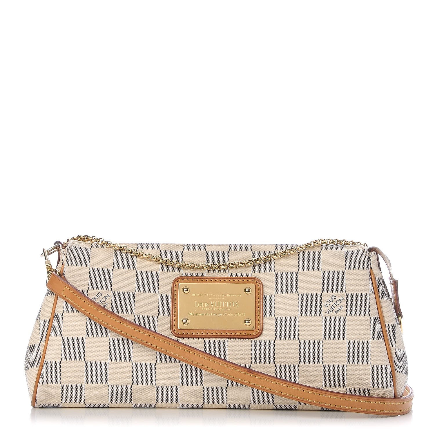 Louis Vuitton Damier Azur Eva Clutch 1 of 7