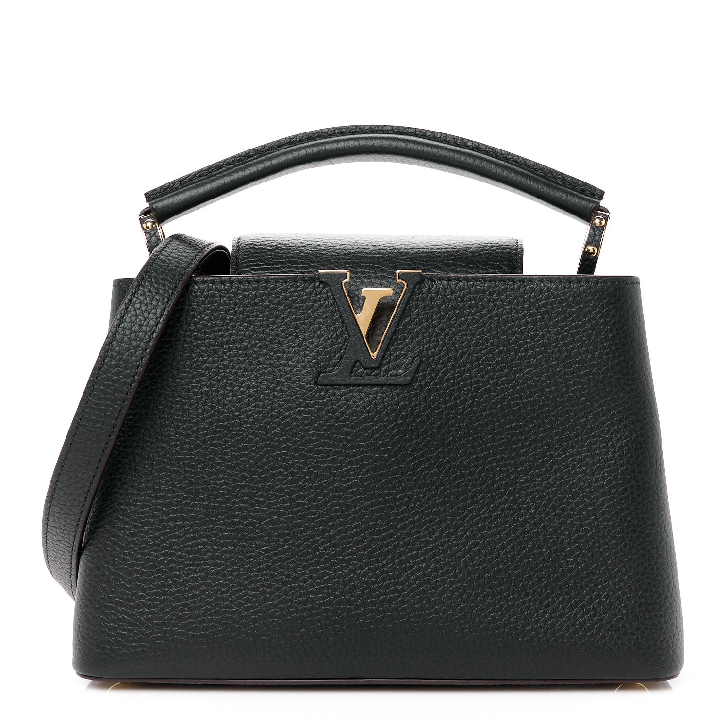 Louis Vuitton Taurillon Capucines BB Black 1 of 10