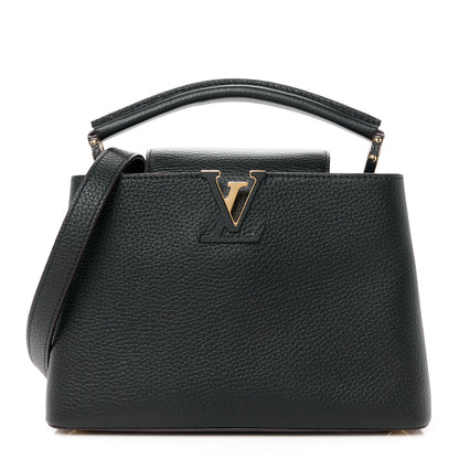 Louis Vuitton Taurillon Capucines BB Black 1 of 10