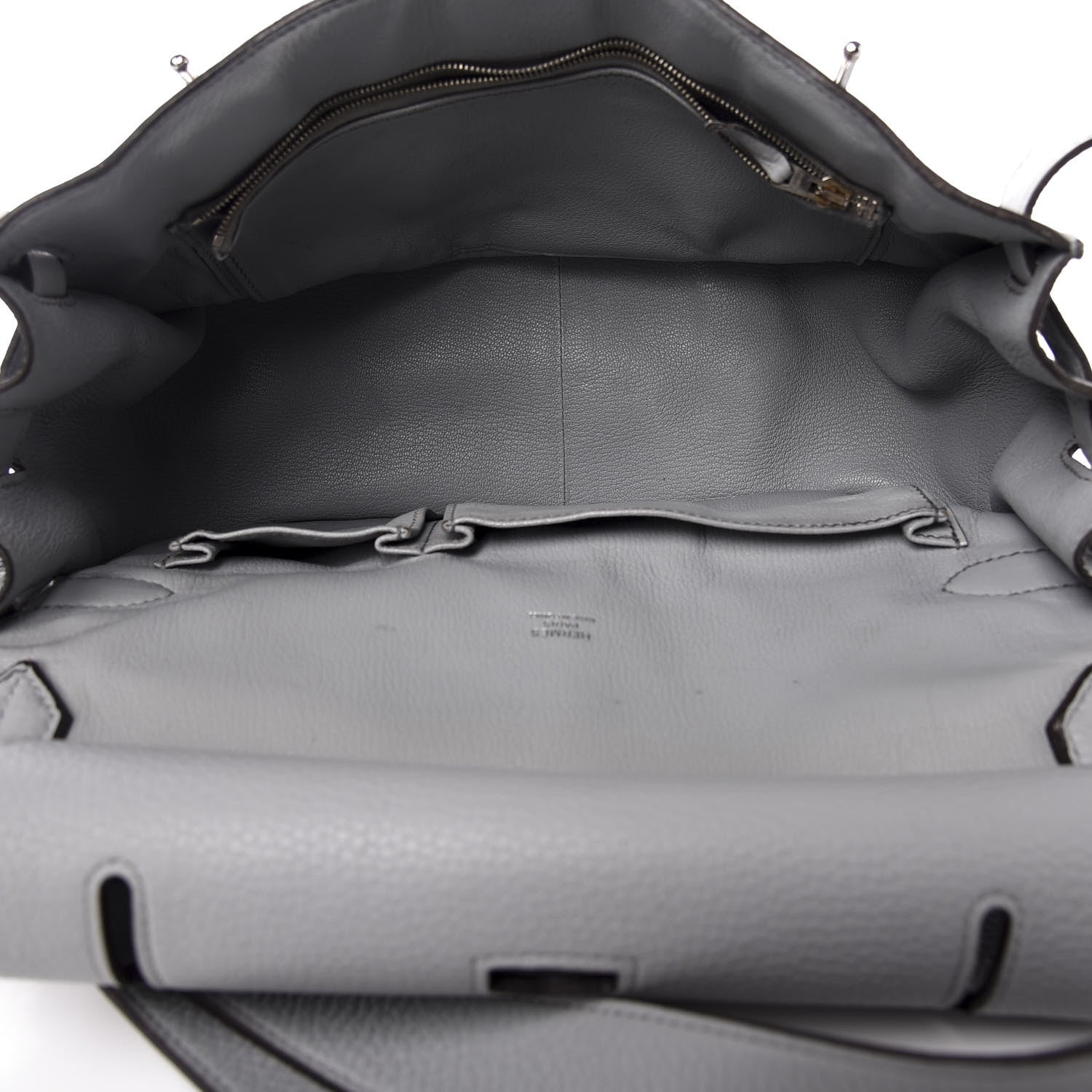 Hermes Taurillon Clemence Jypsiere 28 Bleu Arctic 4 of 14