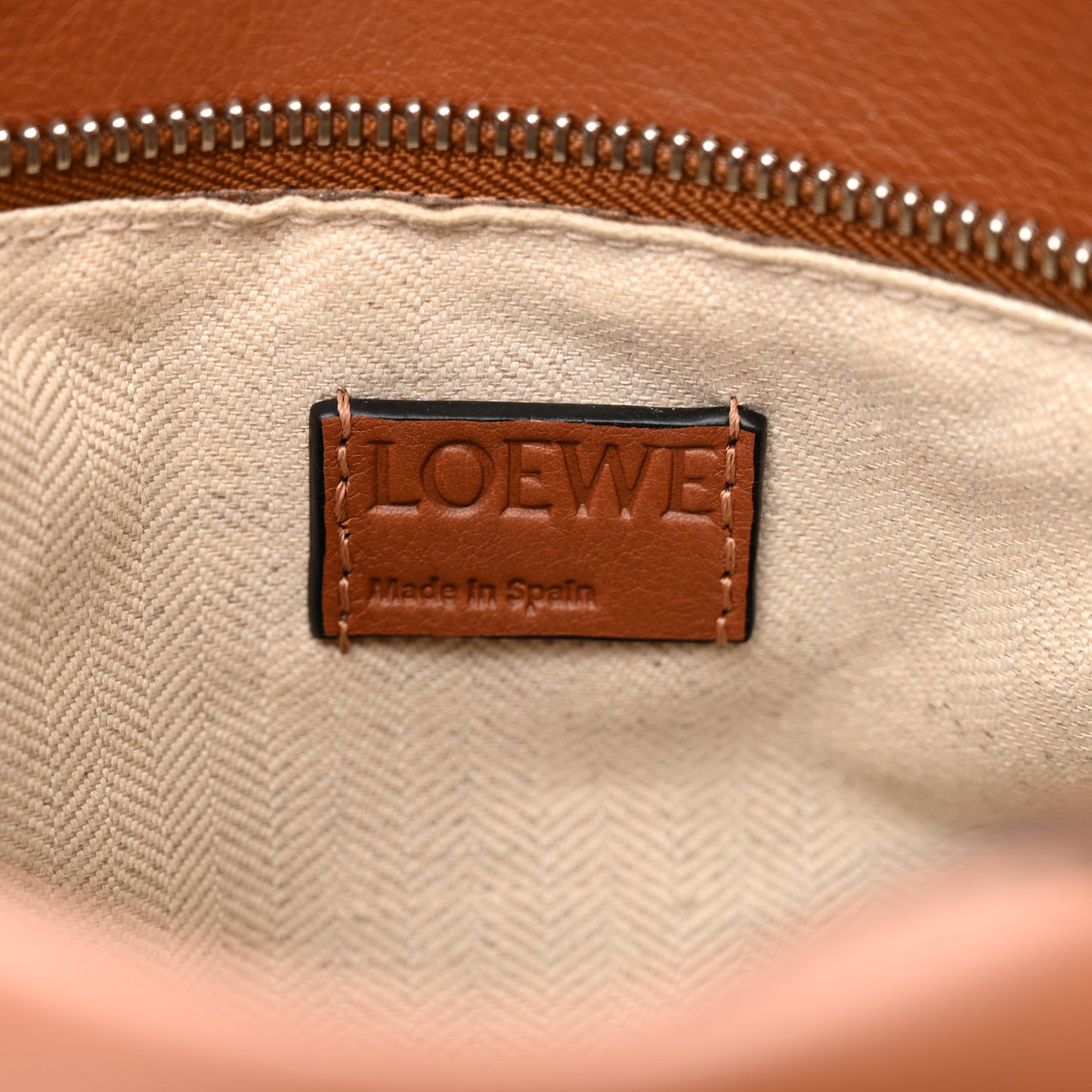Calfskin Small Puzzle Bag Tan