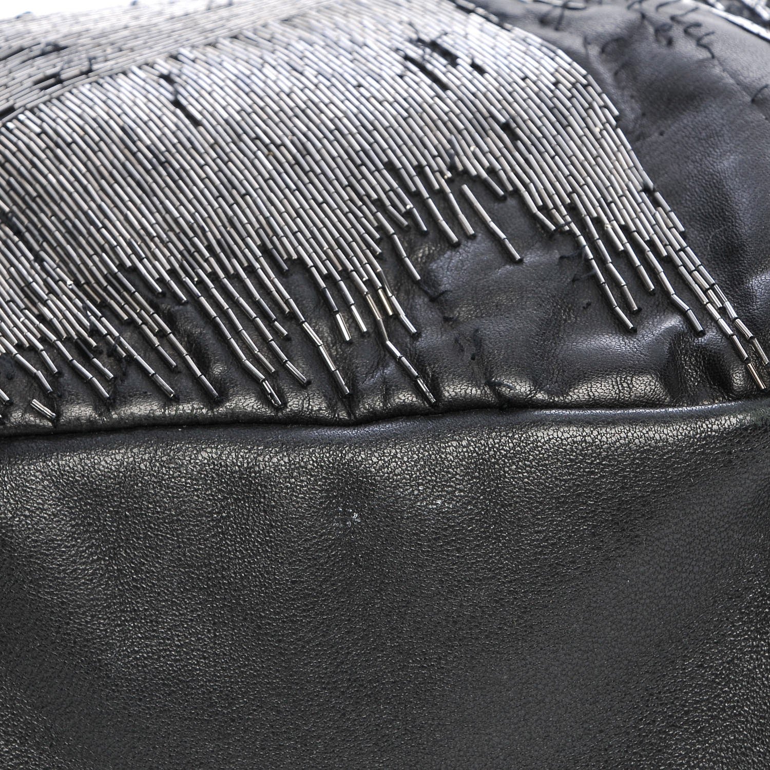 Valentino Garavani Nappa Beaded Glam Tote Black 18 of 19