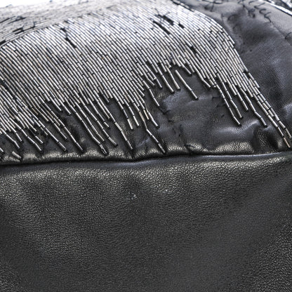 Valentino Garavani Nappa Beaded Glam Tote Black 18 of 19