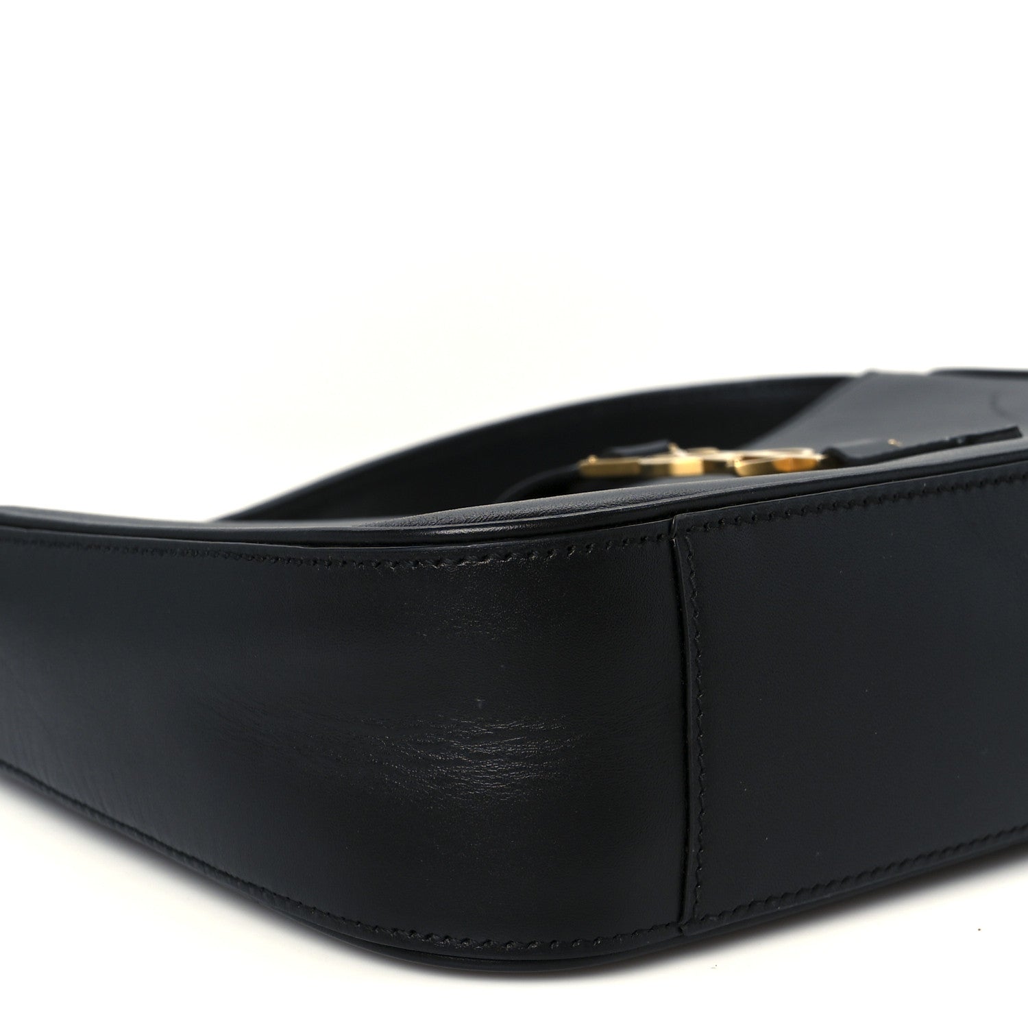Saint Laurent Smooth Calfskin Le 5 A 7 Hobo Black 9 of 10
