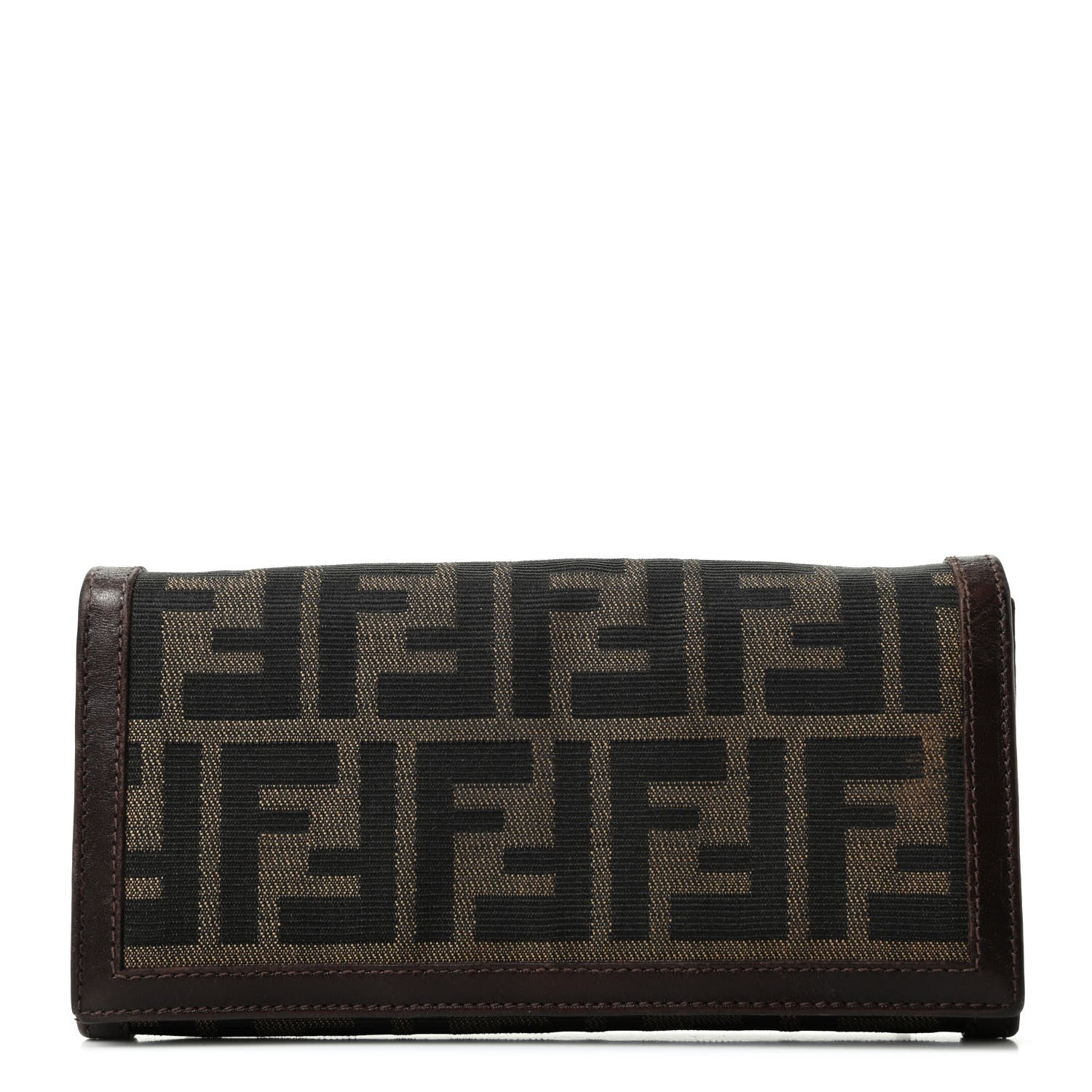 Fendi Zucca Continental Wallet Tobacco Moro 1 of 7