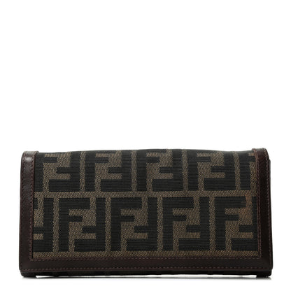 Fendi Zucca Continental Wallet Tobacco Moro 1 of 7