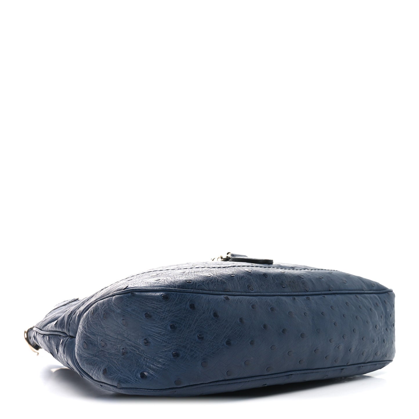 Ostrich Medium Jackie Hobo Navy