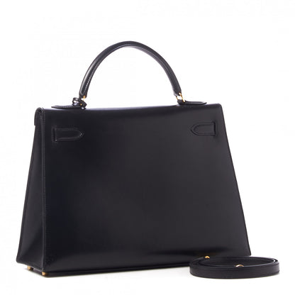 Hermes Box Kelly Sellier 32 Black 3 of 40