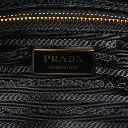 Prada Re-Nylon Vitello Large Aimee Shoulder Bag Black 6 of 9